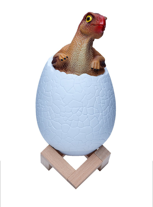 Touch Sensor Night Light LED 3&16 Colors Pat Dinosaur Egg Bedside Lamp Remote Control Nightlight Toy Rechargeable Table Lamp