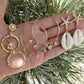 Alloy Shell Earring Contracted Shell Combination 3 Pieces Set