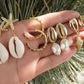 Alloy Shell Earring Contracted Shell Combination 3 Pieces Set
