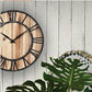Retro wall clock creative metal decorative wall clock