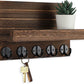 Wall-mounted Key Wooden Mail Storage Mailbox Organizer